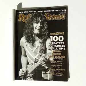Eddie Van Halen cover of Rolling Stones Magazine Dec. 2011